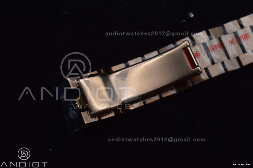 904L Bracelet (Gain President 711 Dial Best RG Weight) 40 Steel QF Edition Ombre DayDate V4 Soft Slate on A2836 0421